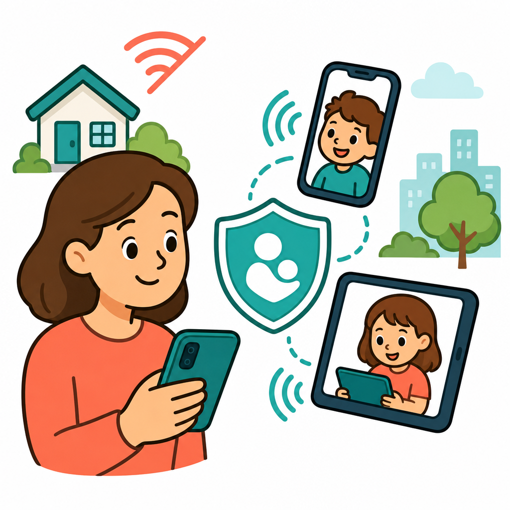 Parents control phones and tablets on mobile data