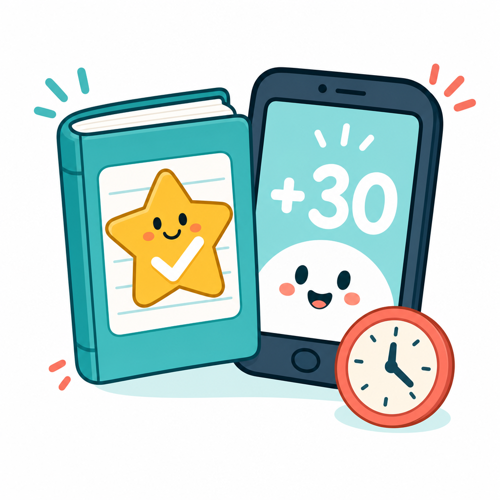 Reward time parental controls for homework